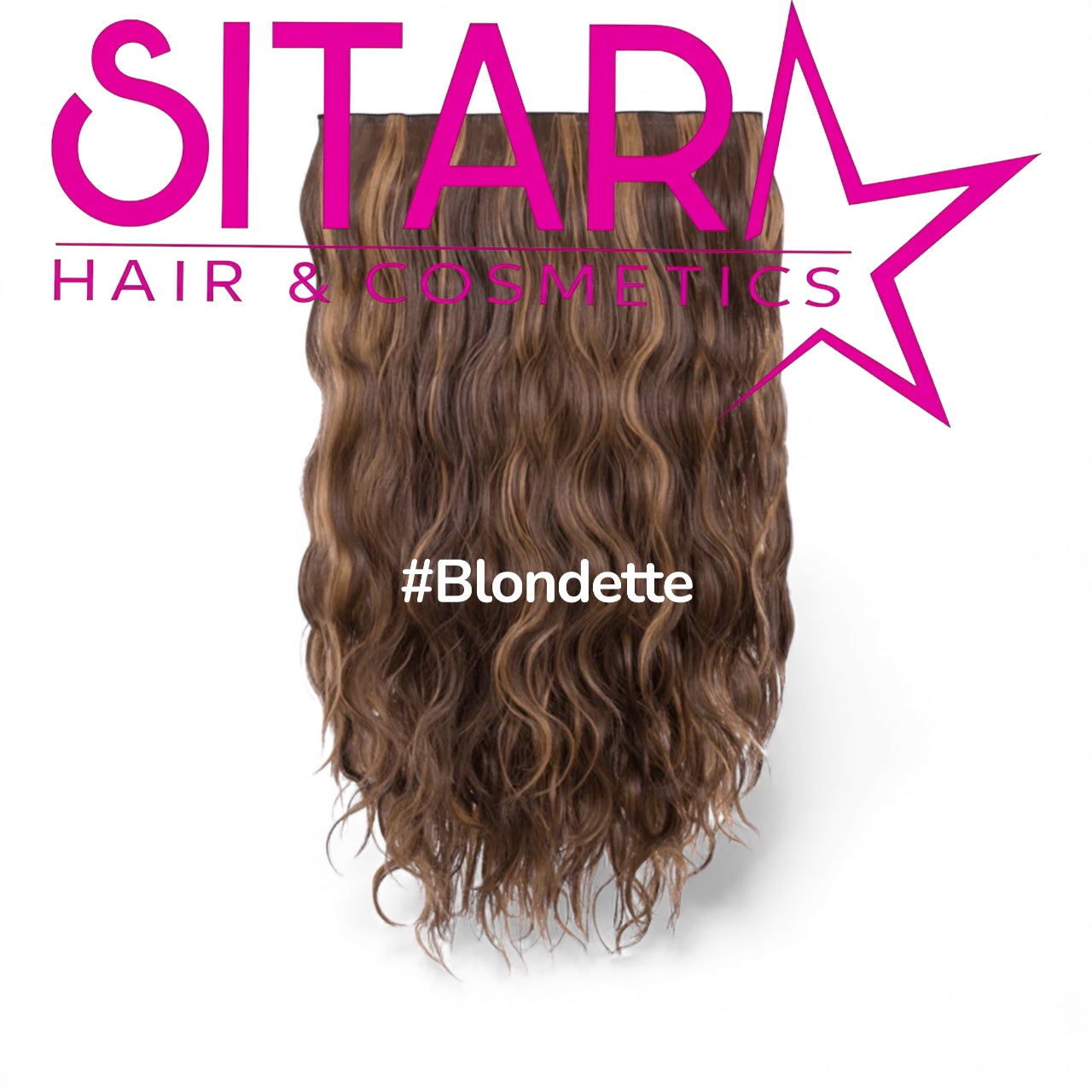 Kylie 3 pcs Beach Wave 20″ Clips-in Hair Extension