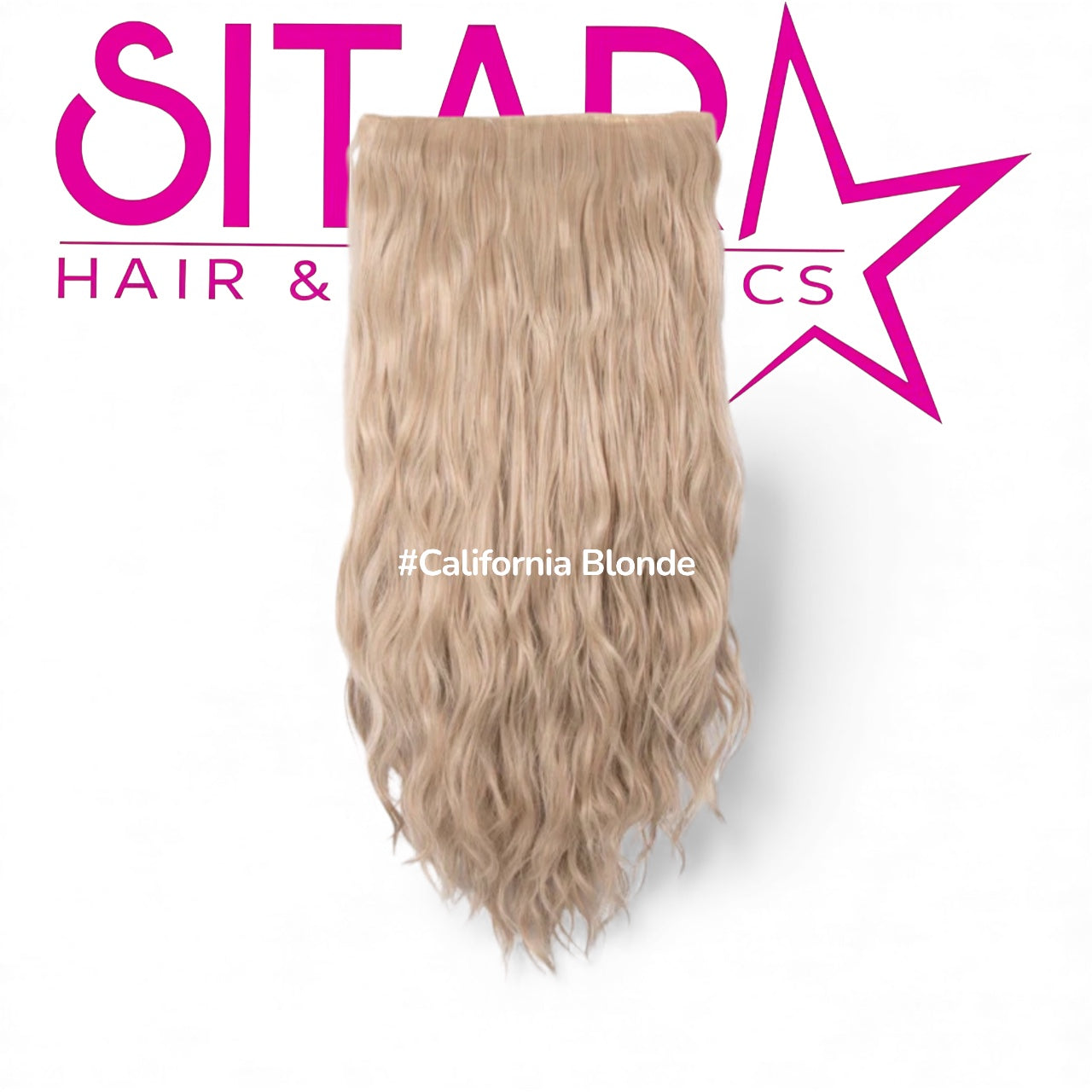 Kylie 3 pcs Beach Wave 20″ Clips-in Hair Extension