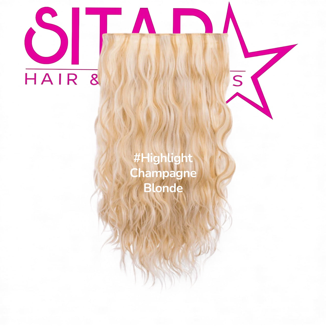 Kylie 3 pcs Beach Wave 20″ Clips-in Hair Extension