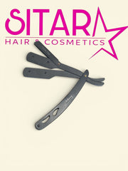 Murry Collection Straight Edge Barber Razor Matte Black Model 1605