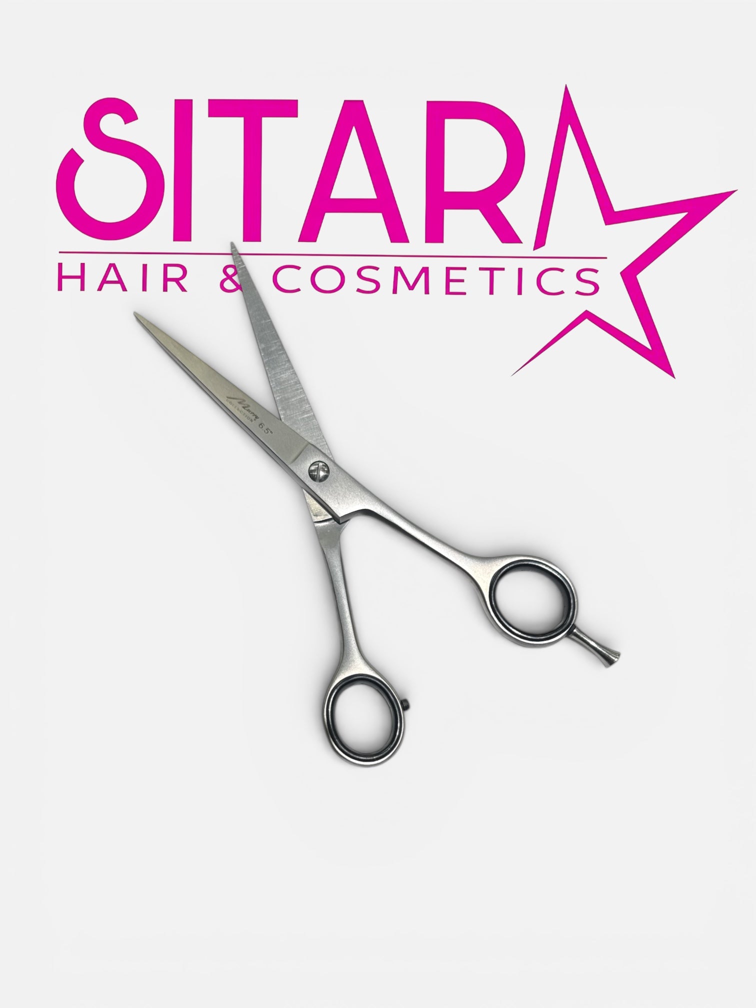 Barber Scissor 6.5" Silver MU65