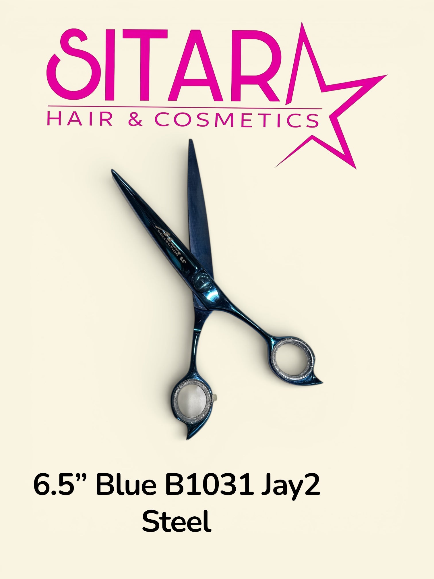 Stainless Steel Scissor 6.5" Blue