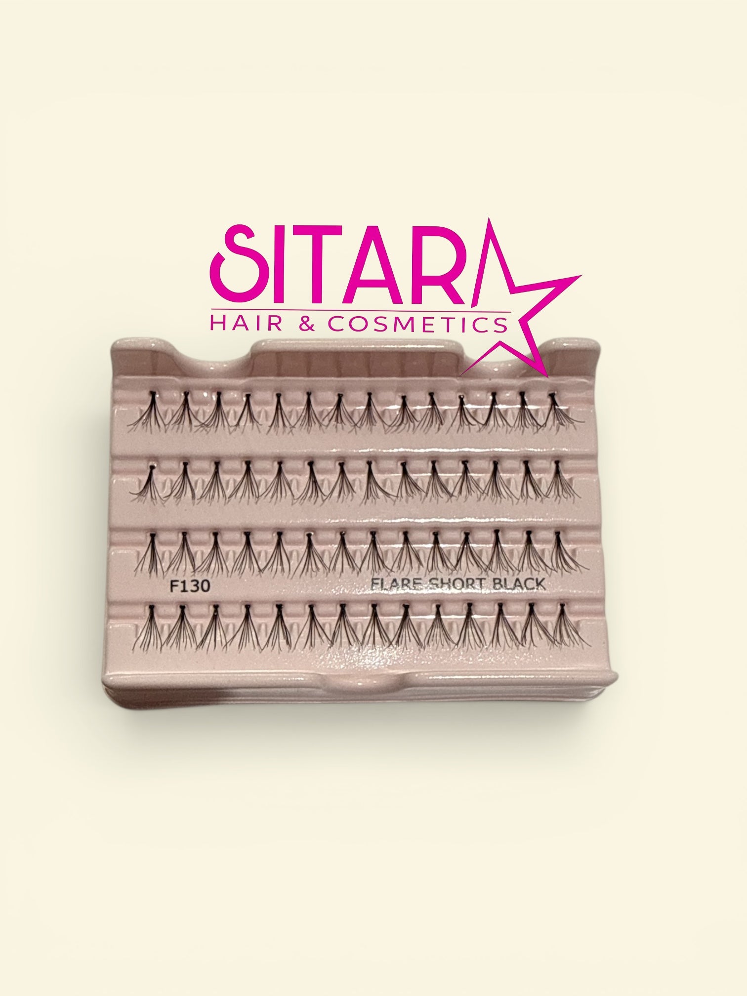 REMY Hair Lashes Flare Short Black