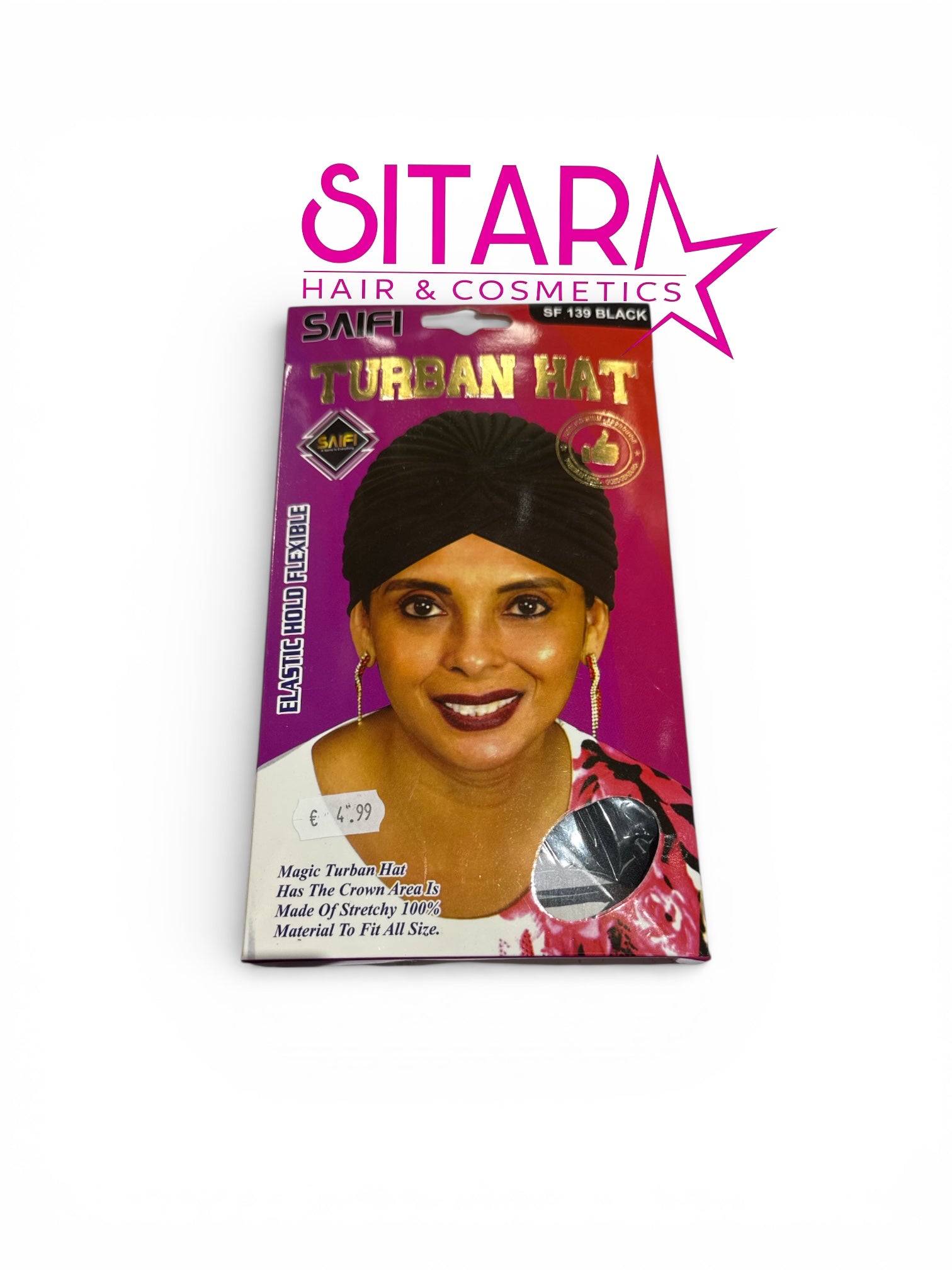 SAIFI Turban Hat Black