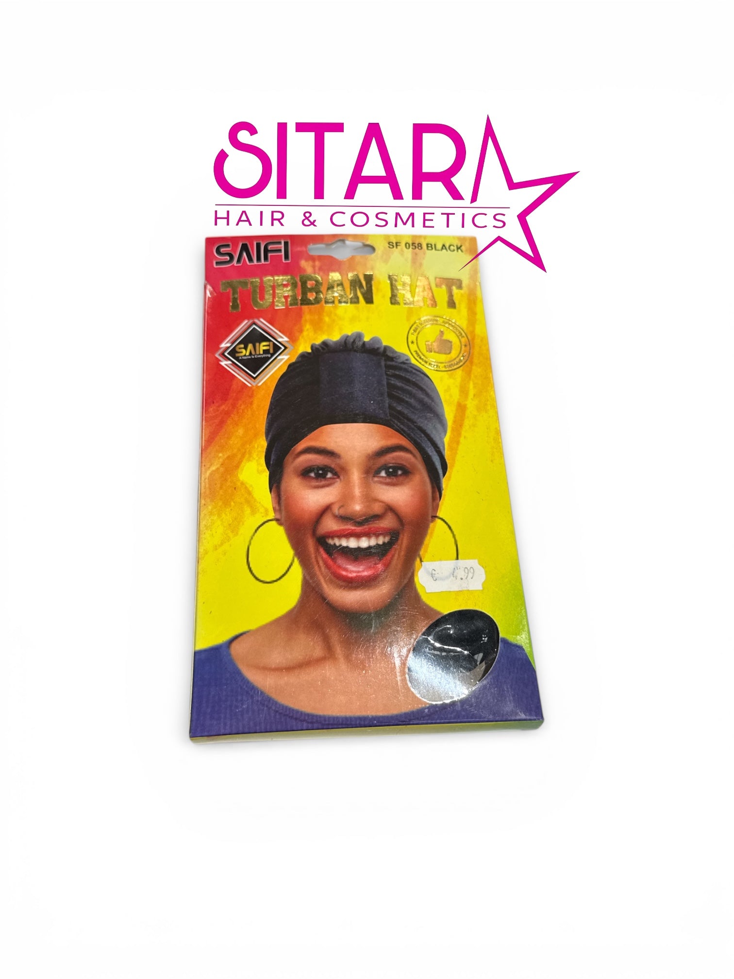 SAIFI Turban Hat Black