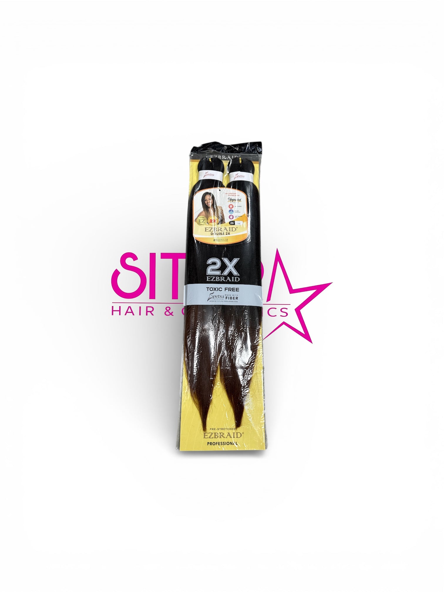 Ez Spetra 2x Synthetic Braids Anti-Itch Fibre For Braiding Hair 20"-26"