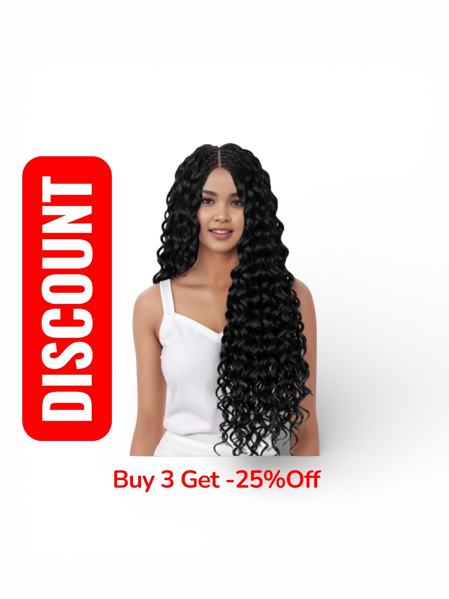 Spanish Wave Bulk Synthetic Hair 24”