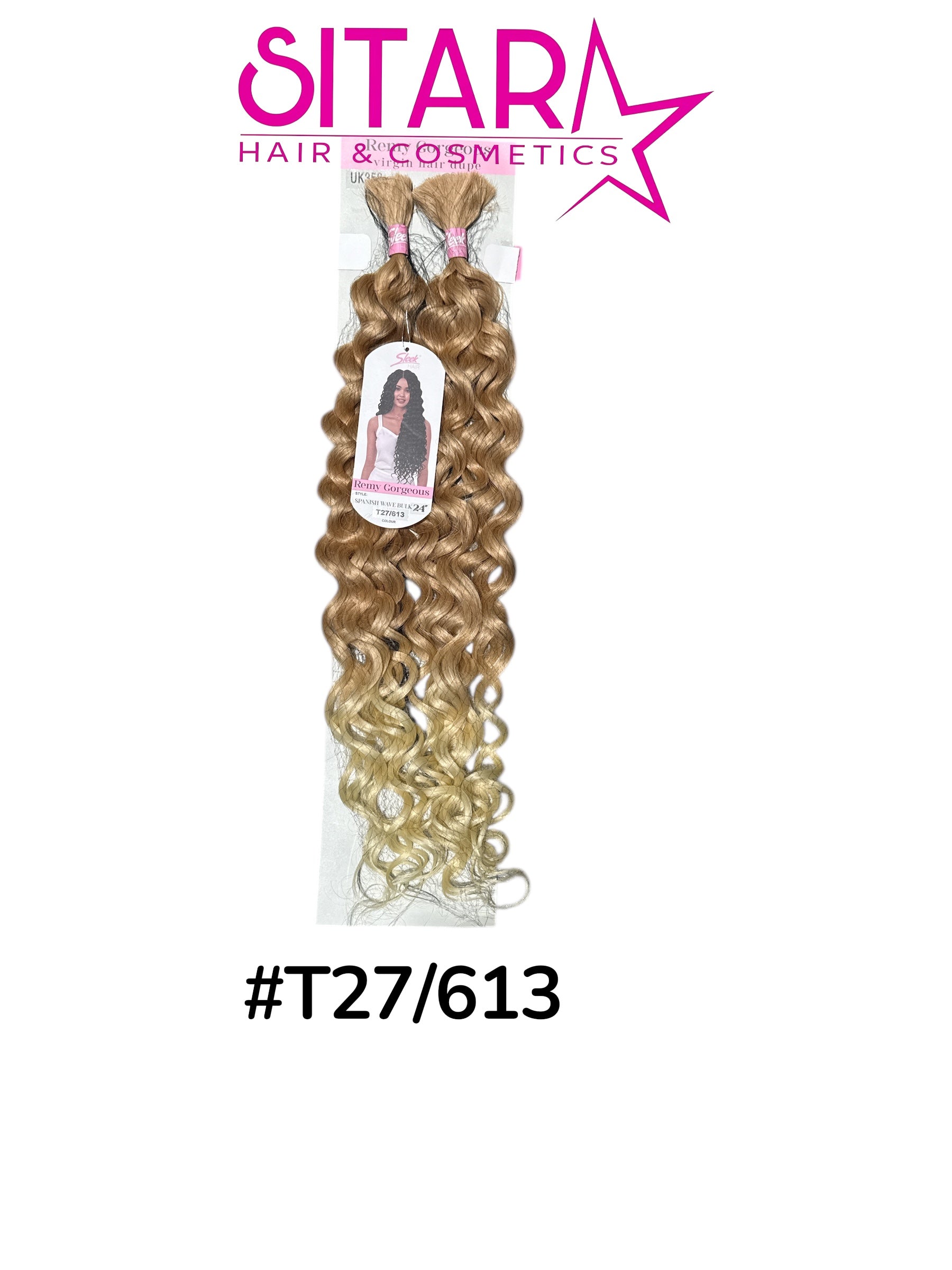 Spanish Wave Bulk Synthetic Hair 24”