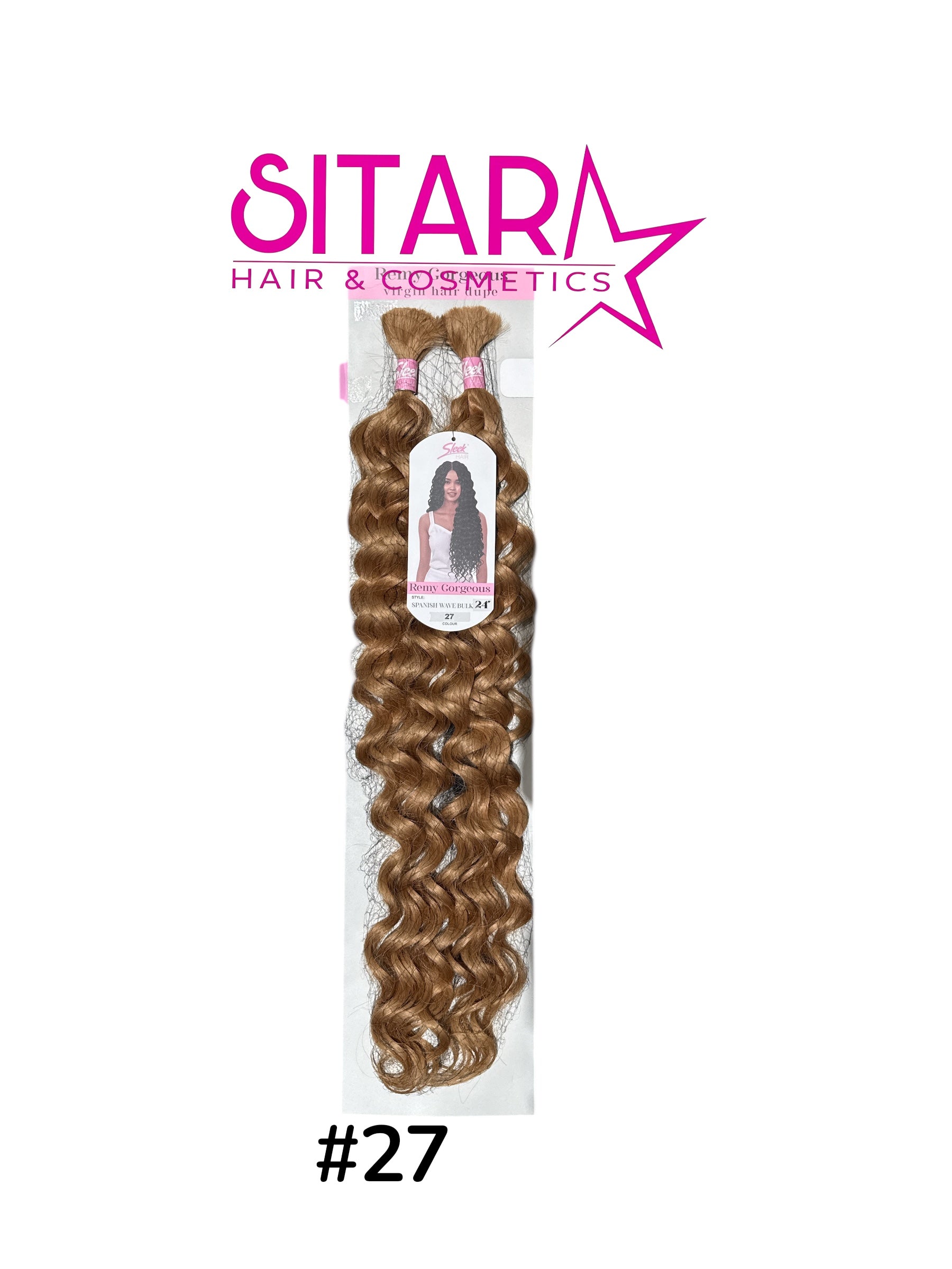 Spanish Wave Bulk Synthetic Hair 24”