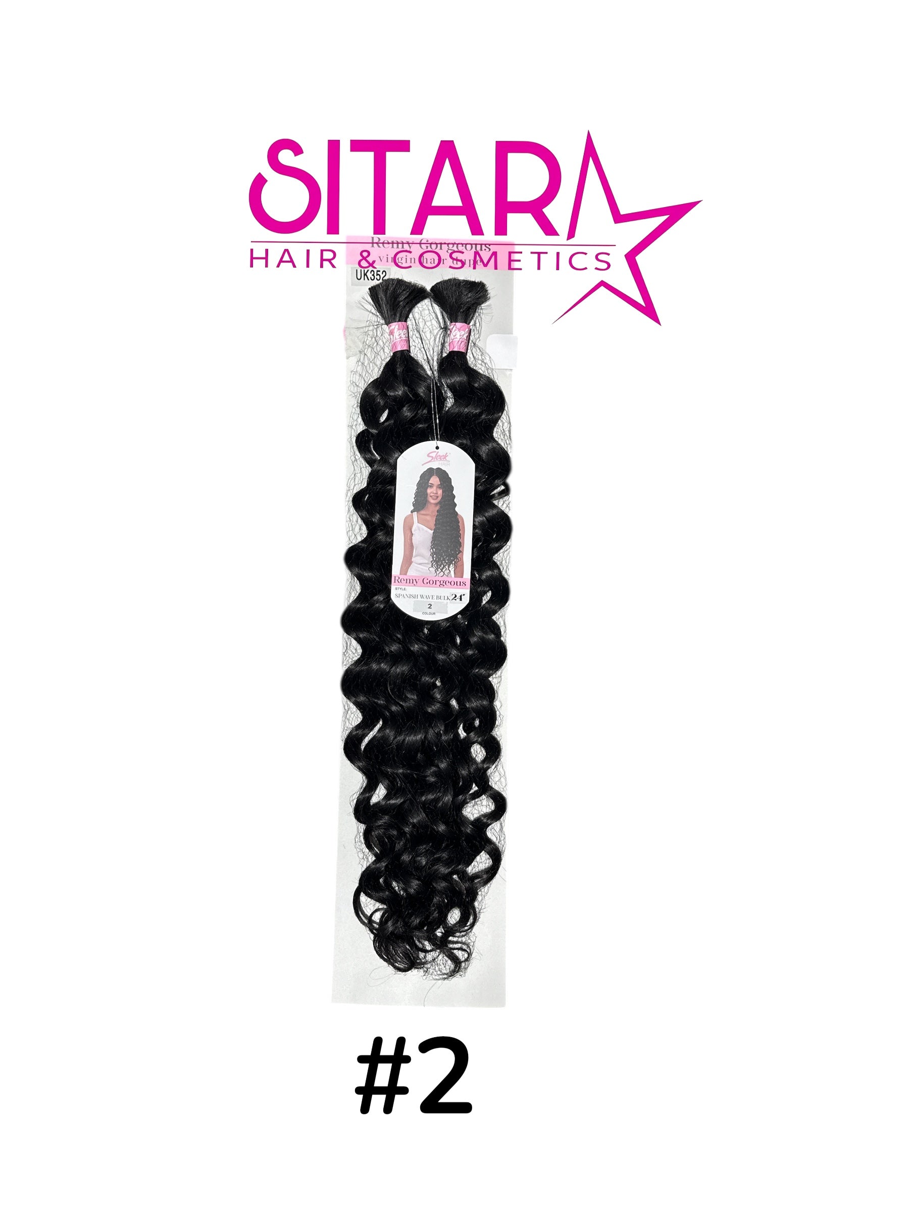 Spanish Wave Bulk Synthetic Hair 24”