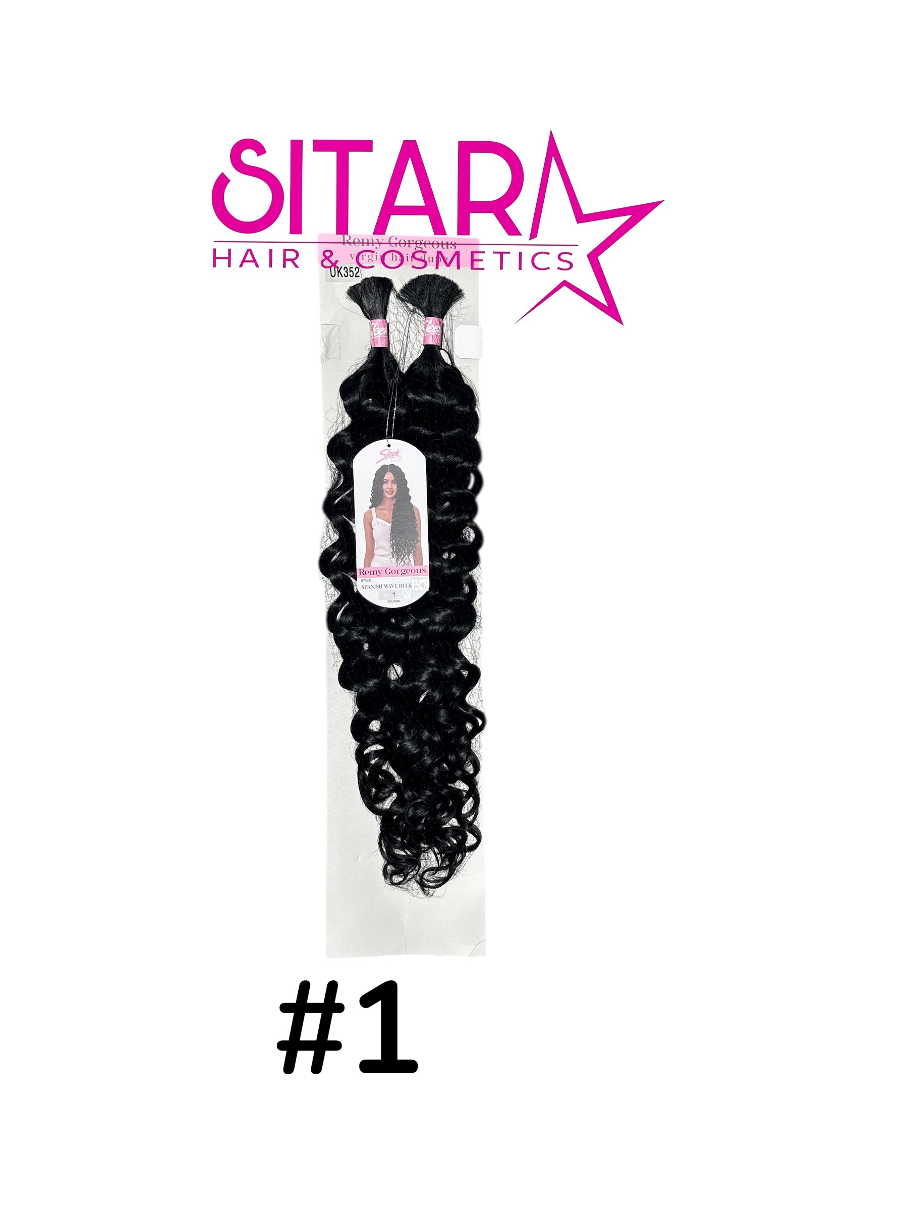 Spanish Wave Bulk Synthetic Hair 24”