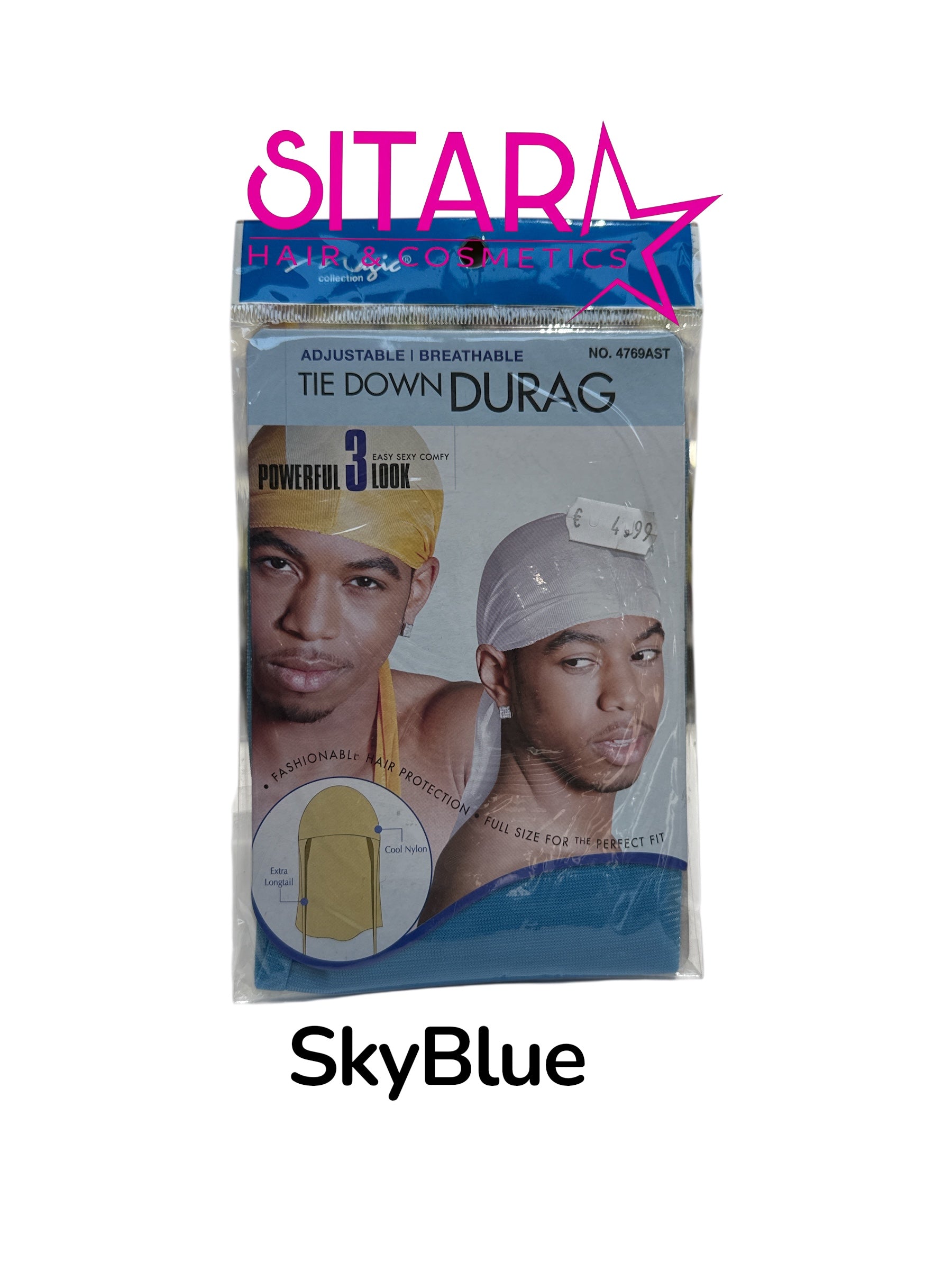Adjustable Tie Down Durag
