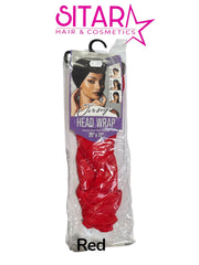 Jersey Head Wrap 25" x 72" Red