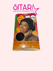 Argan Oil Sleep Cap Black
