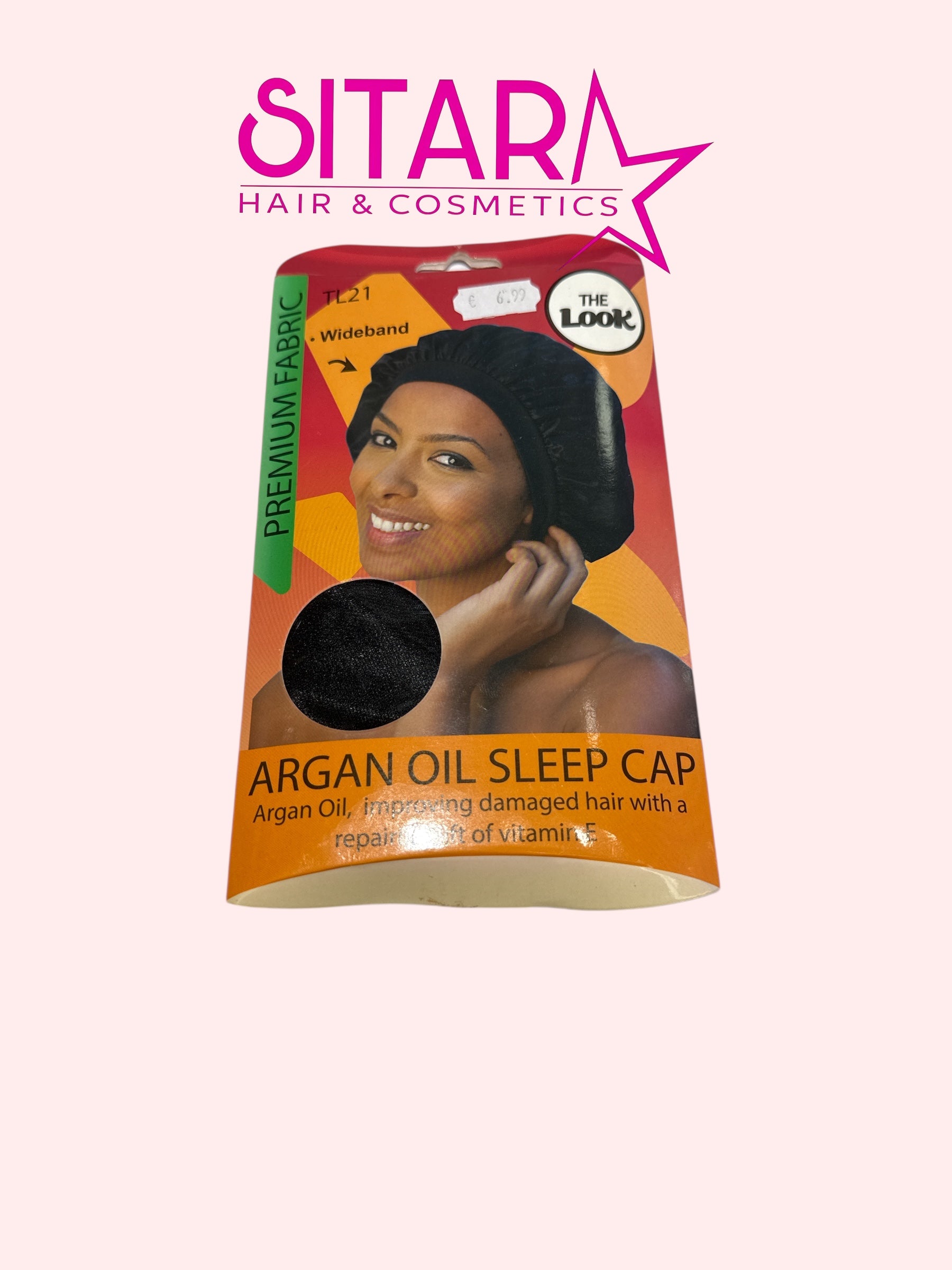 Argan Oil Sleep Cap Black