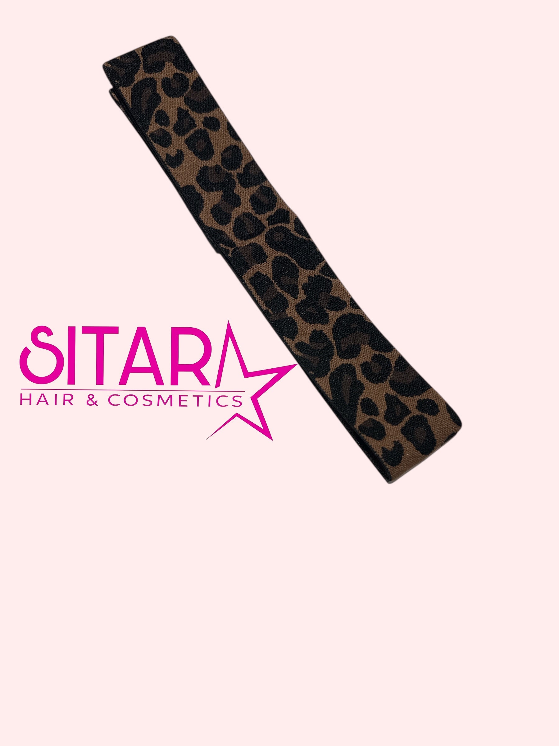Wig Grip Elastic Band Leopard Effect