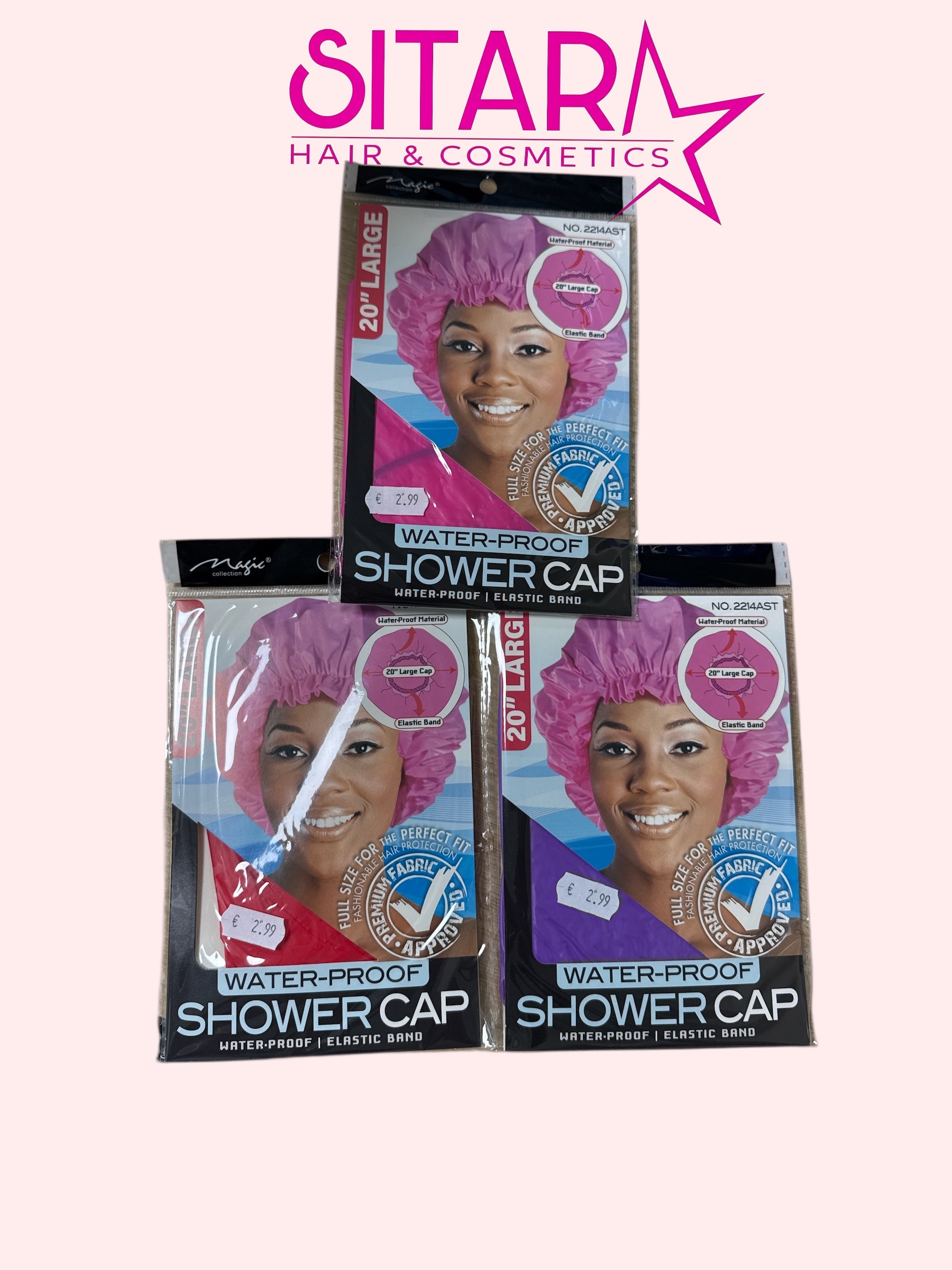 Waterproof Shower Cap 20" Large