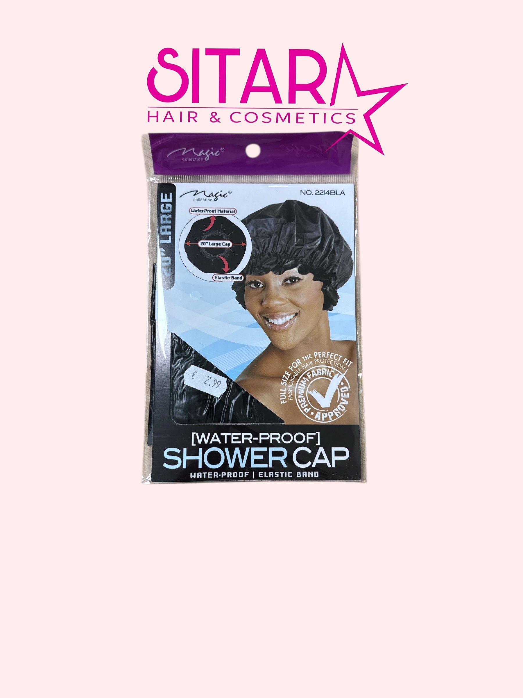 Waterproof Shower Cap 20" Large