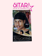 Stocking Cap Unisex Black 35cm