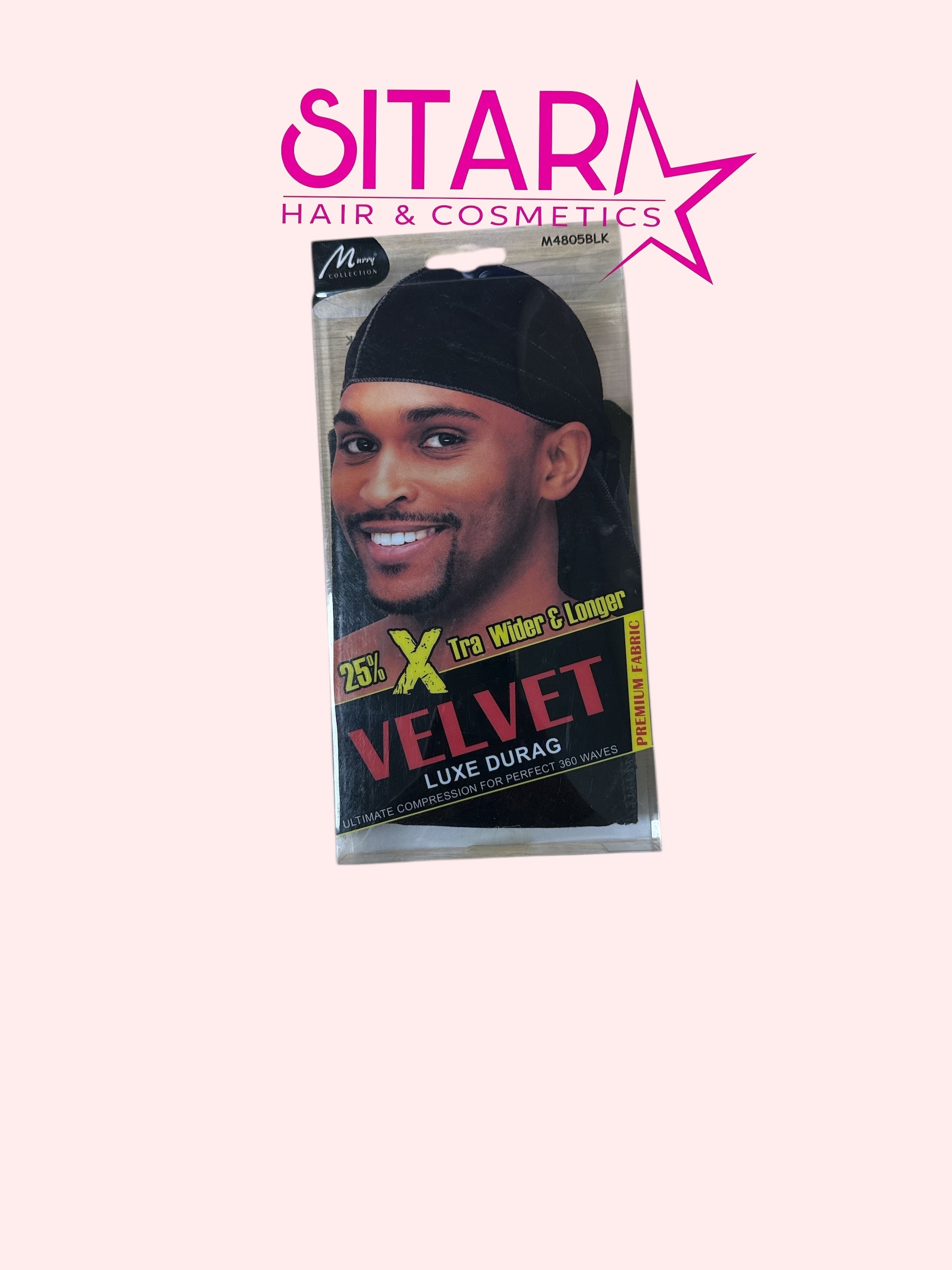 Velvet Luxe Durag Black