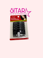 Side Combs Small Black 5pcs