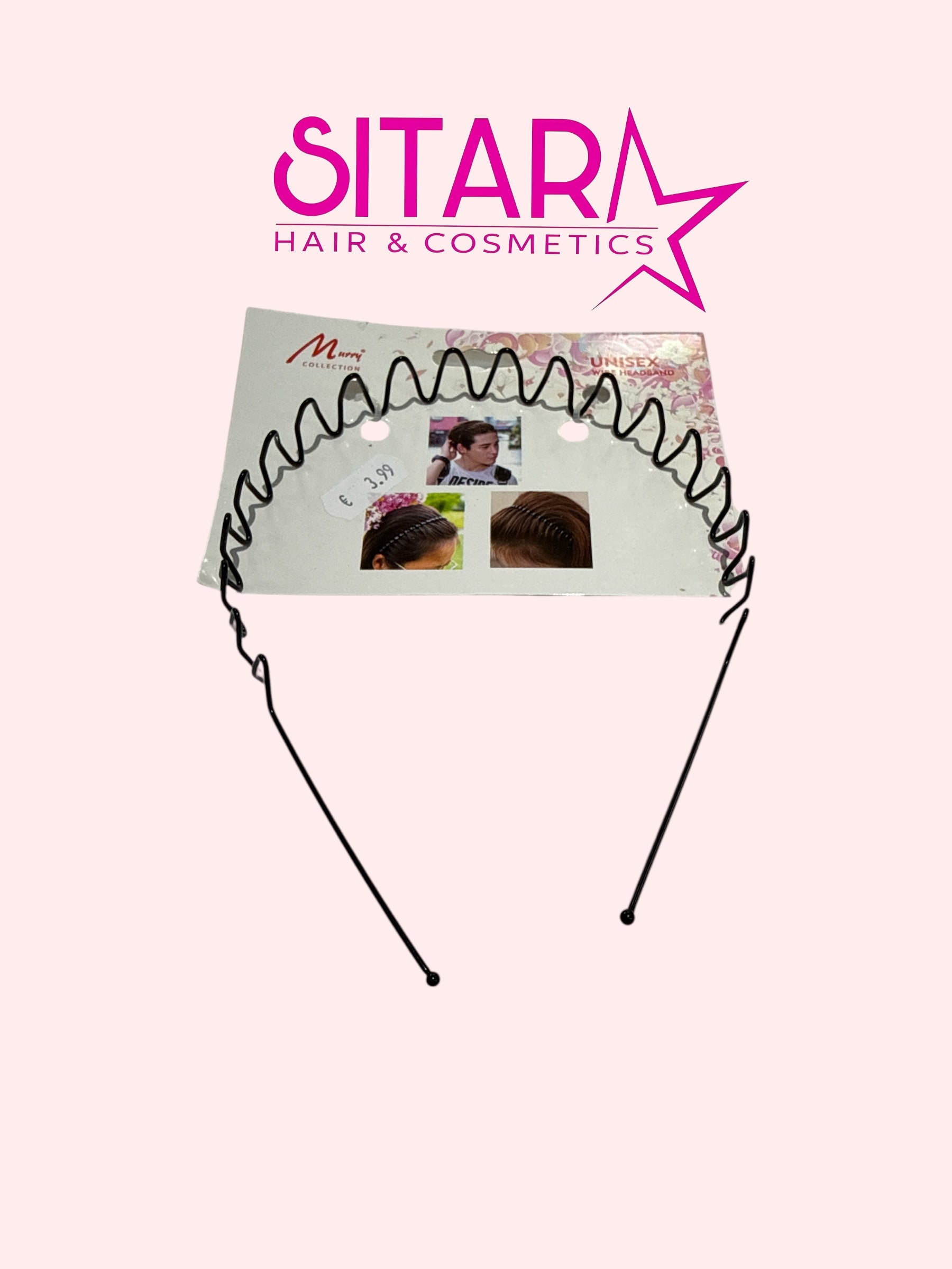 Unisex Wavy Wire Headband