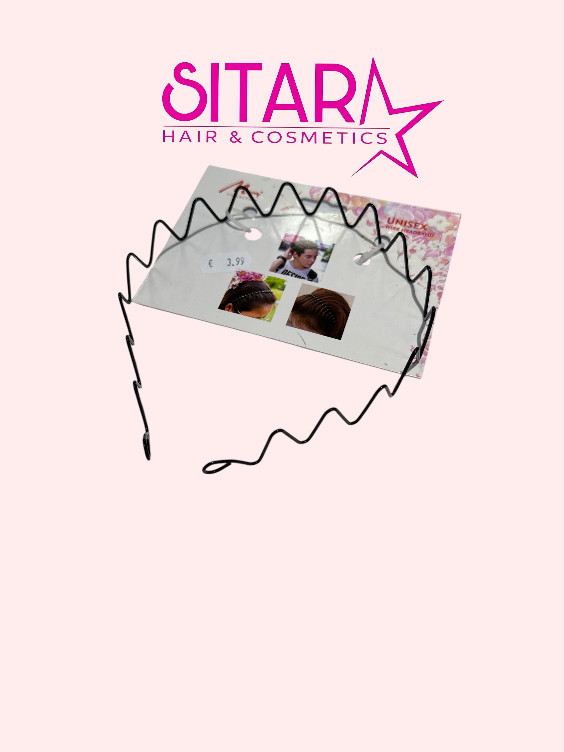 Unisex Wire Headband Zigzag