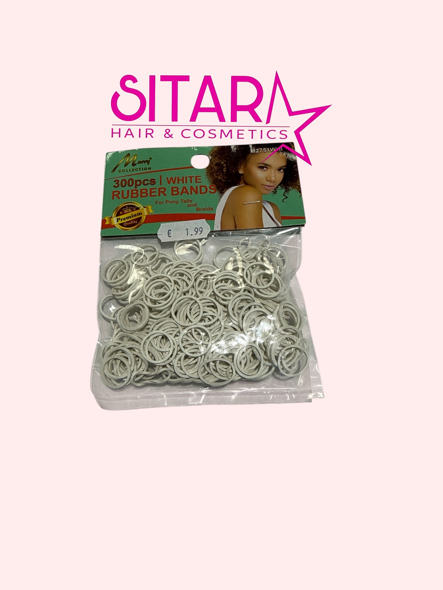 Rubber Bands White 300pcs