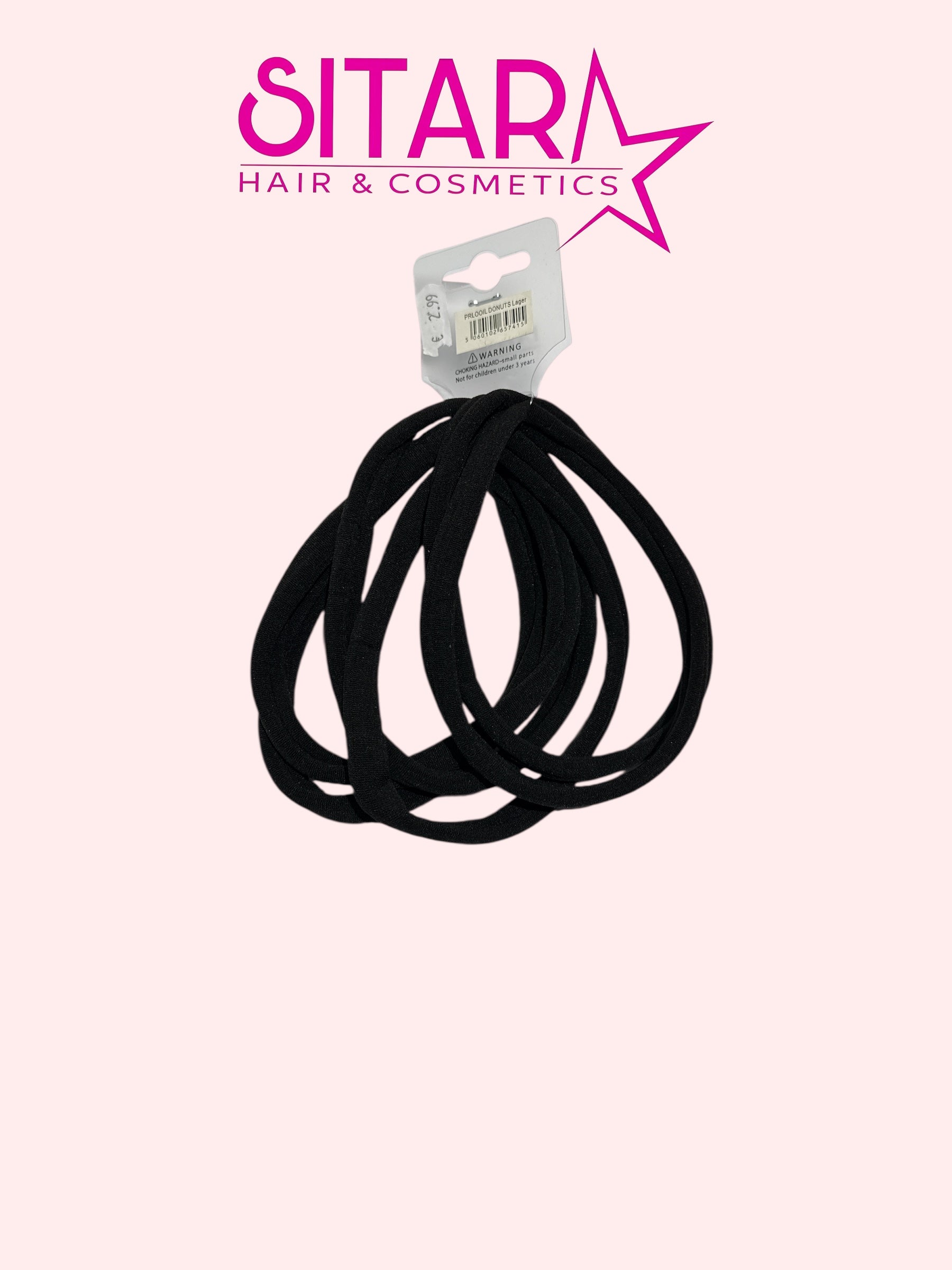 Large Elastic Headband Black