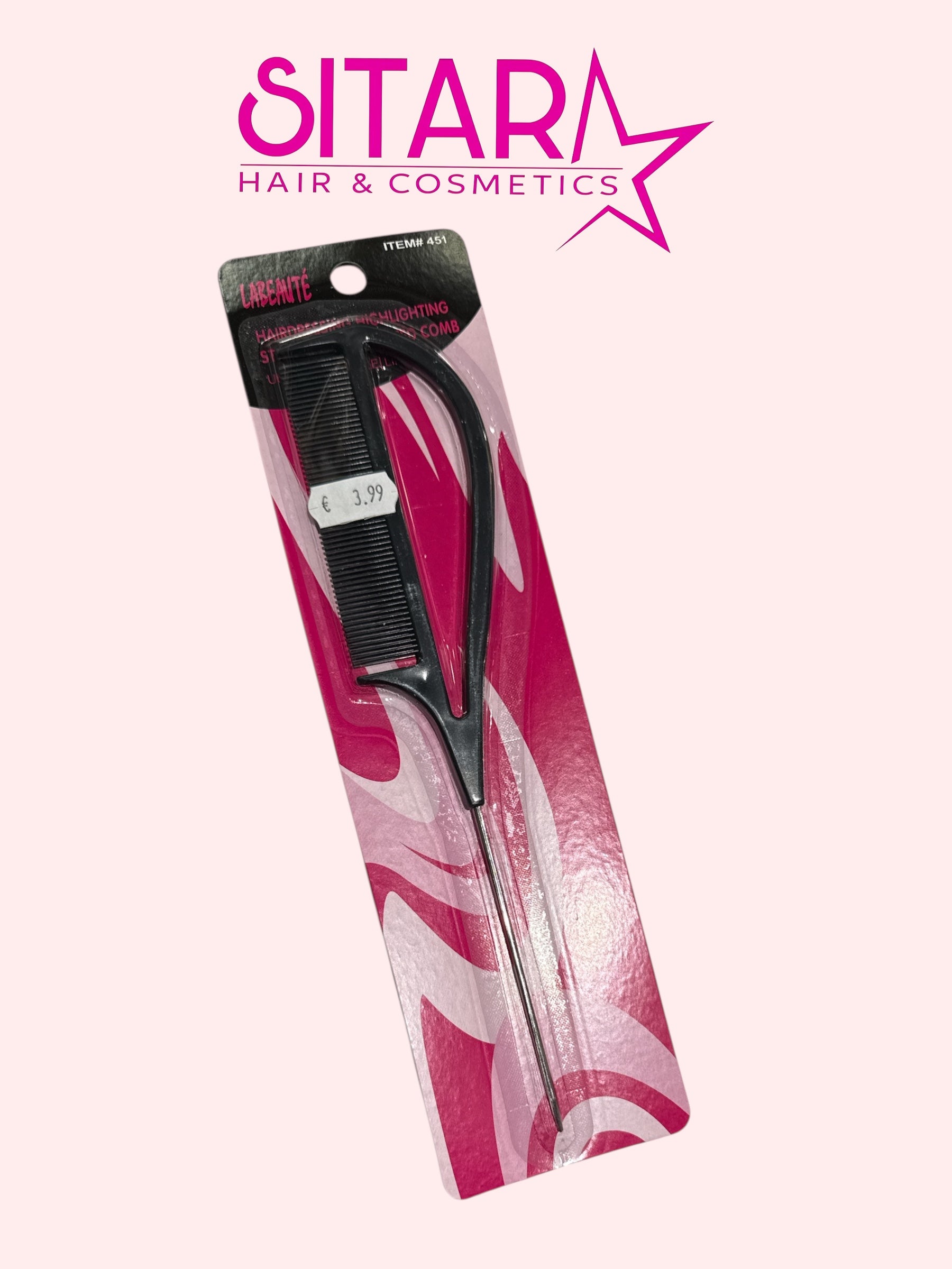 Highlighting Straightning Pointed Comb