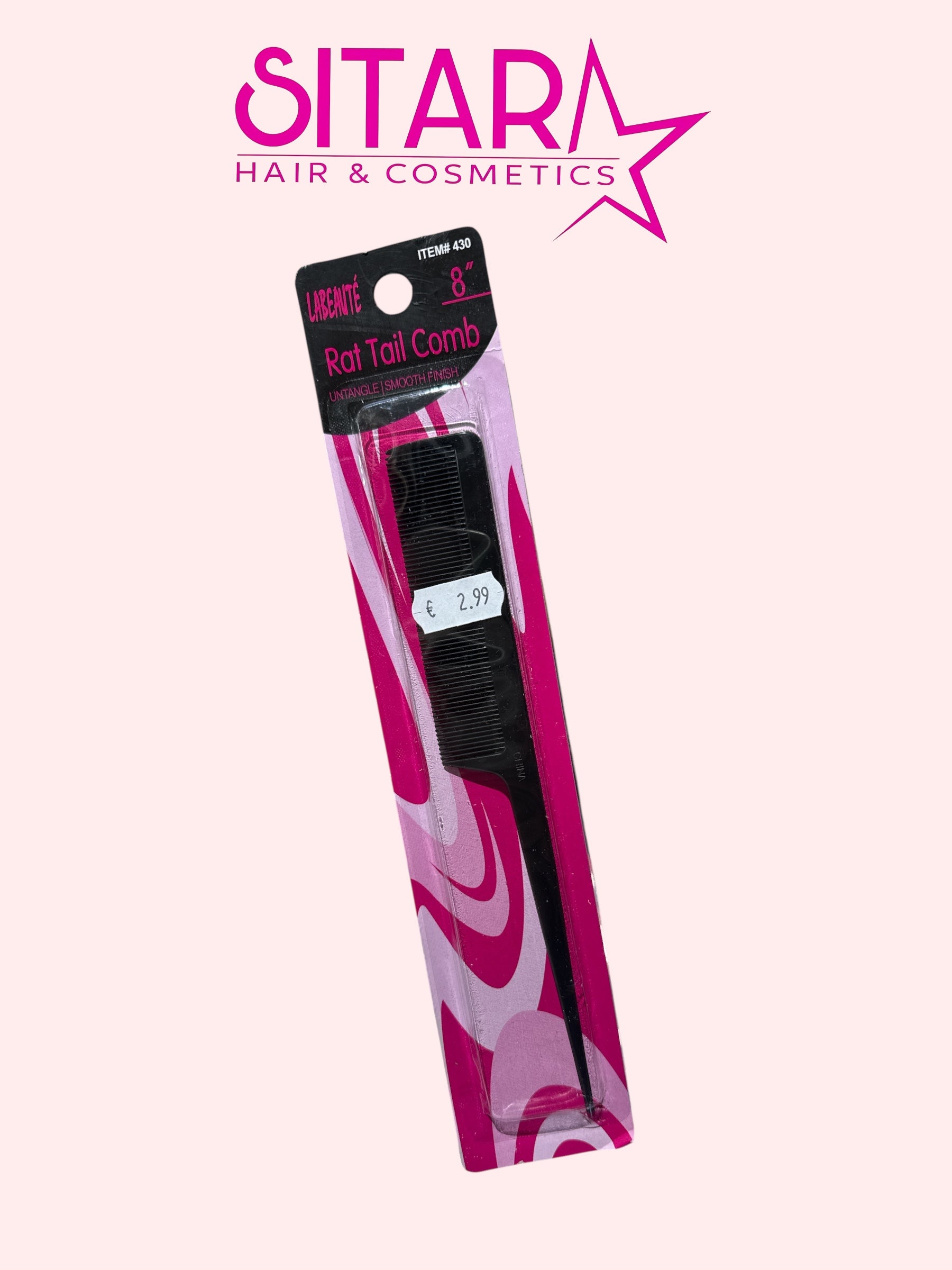 Rat Tail Comb 8”