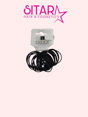 Thin Hair Bobbles Black