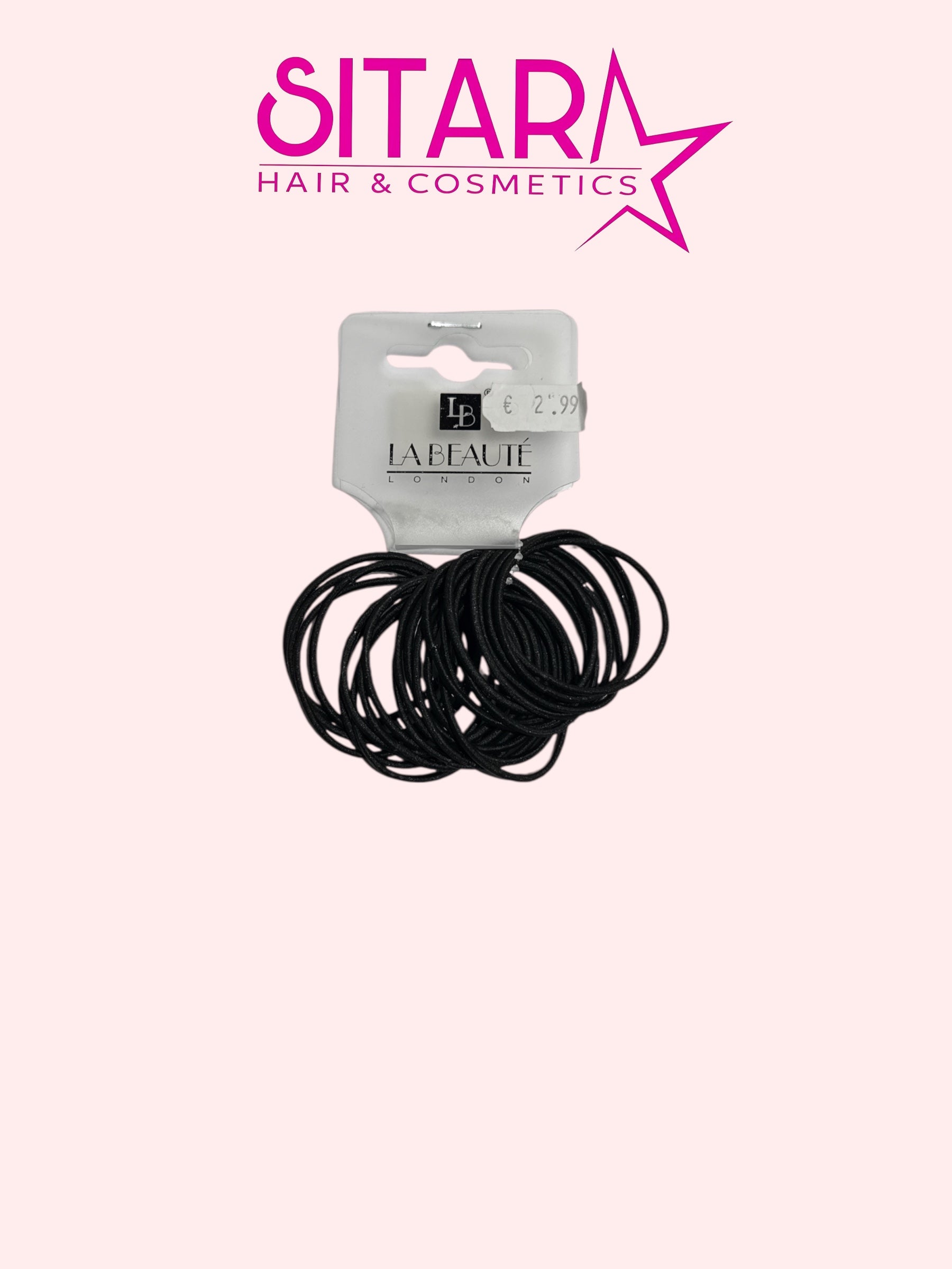 Thin Hair Bobbles Black