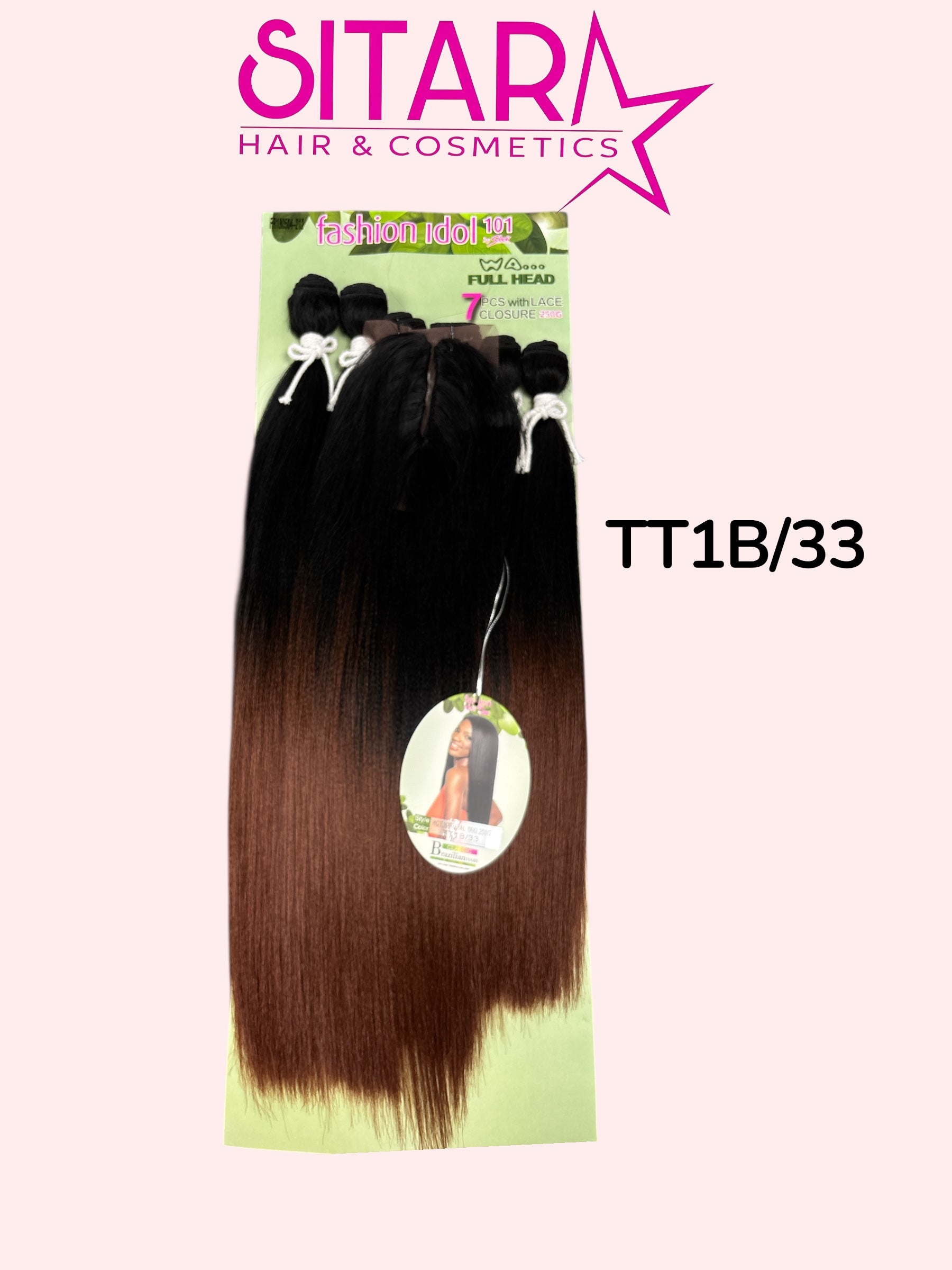 SYN HOT NATURAL YAKI WEAVE 20”, 22”, 24”- 250g