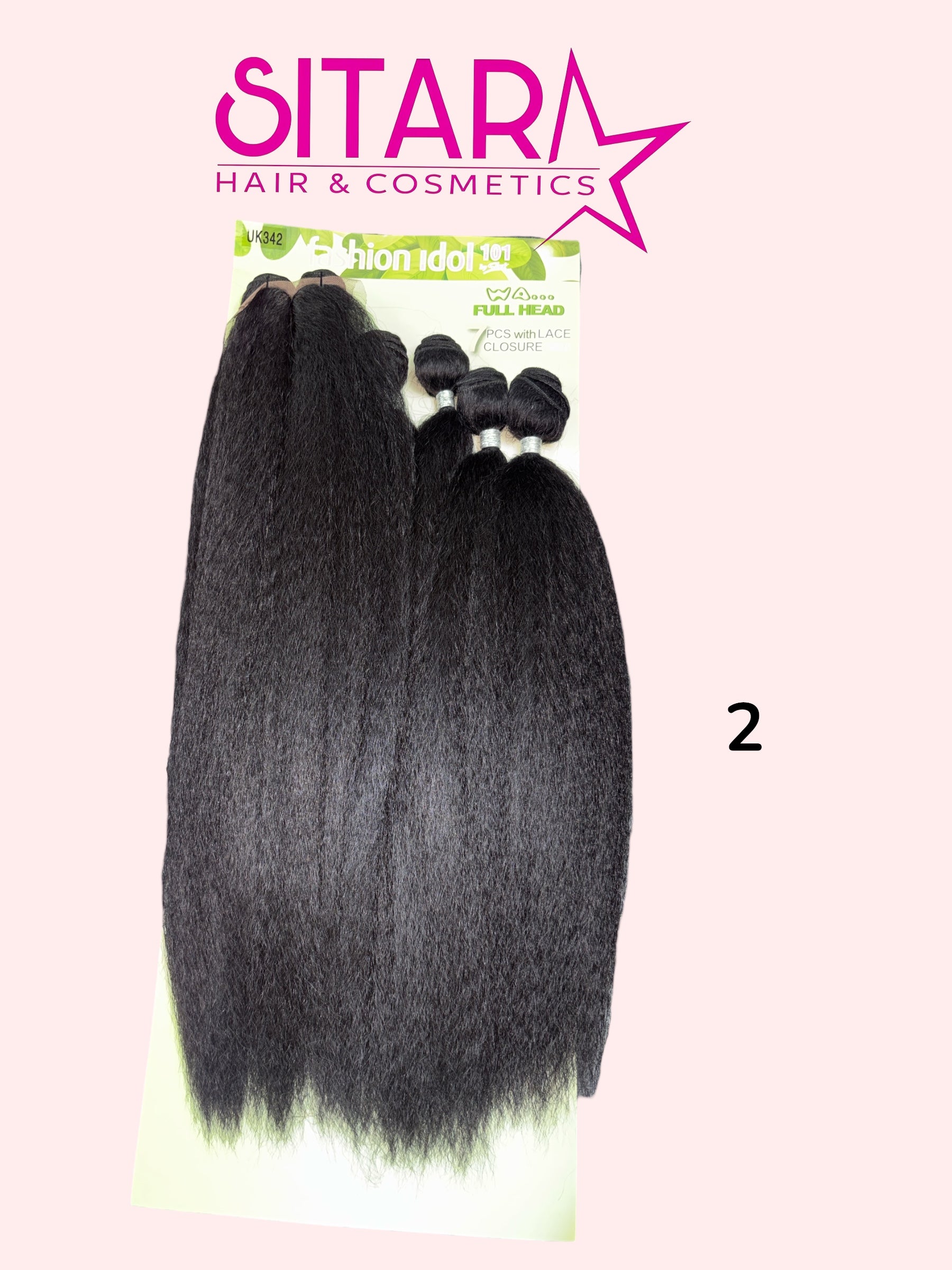 SYN HOT AFRO YAKI WEAVE 18”, 20”, 22”- 250g