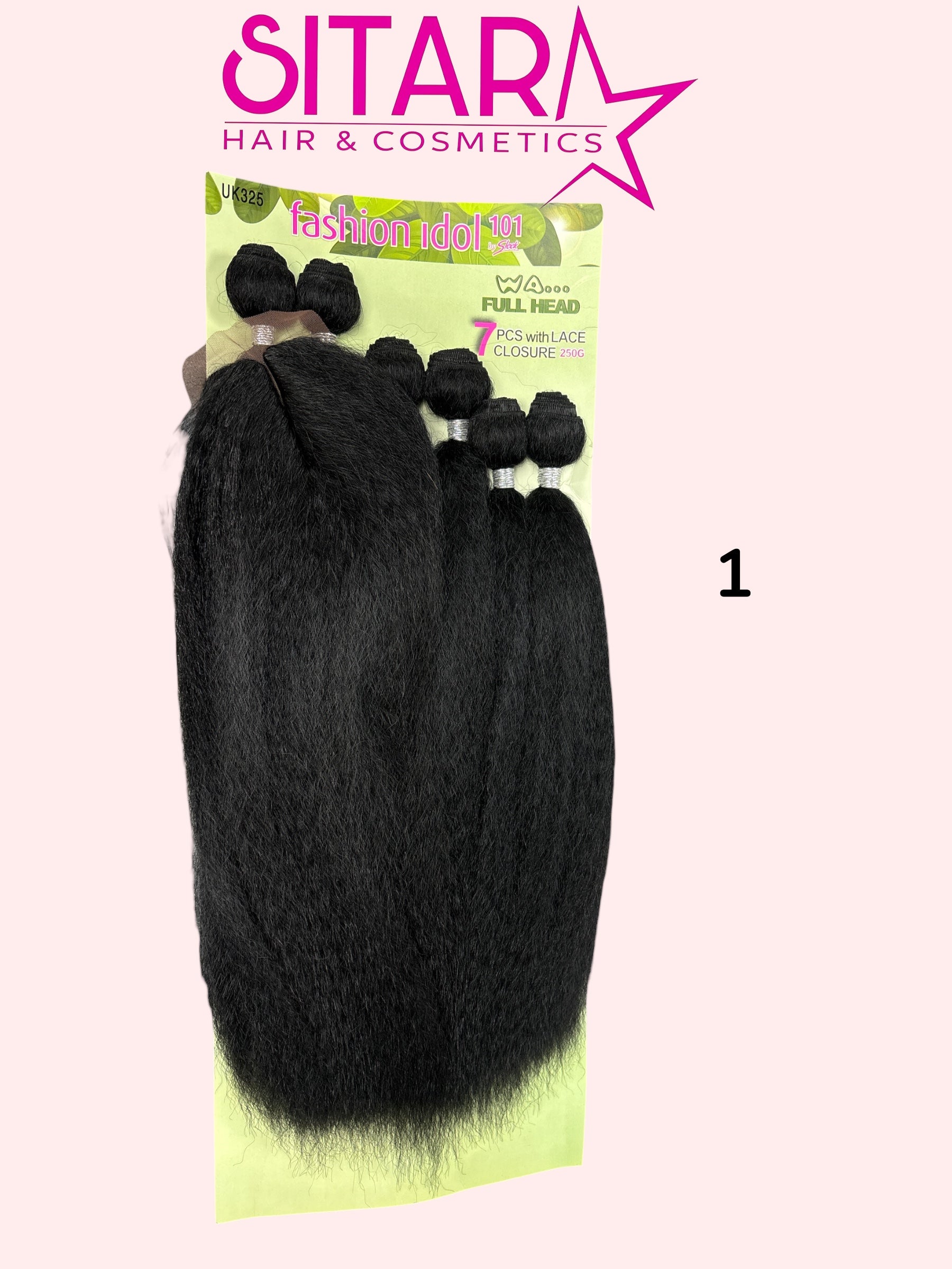 SYN HOT AFRO YAKI WEAVE 18”, 20”, 22”- 250g