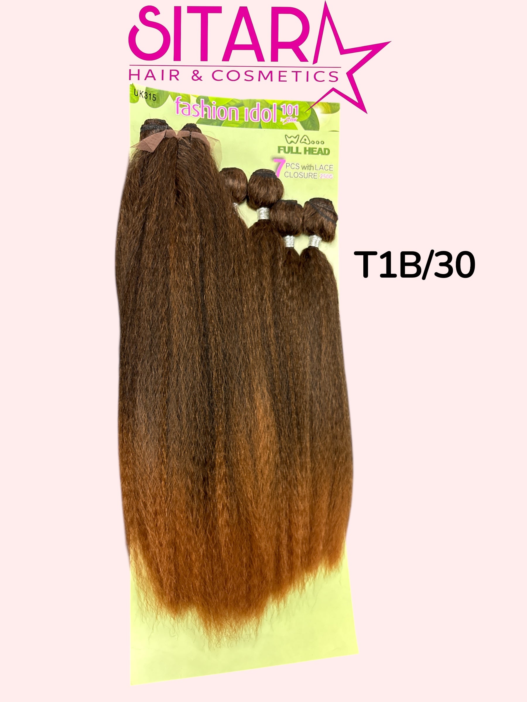 SYN HOT AFRO YAKI WEAVE 18”, 20”, 22”- 250g