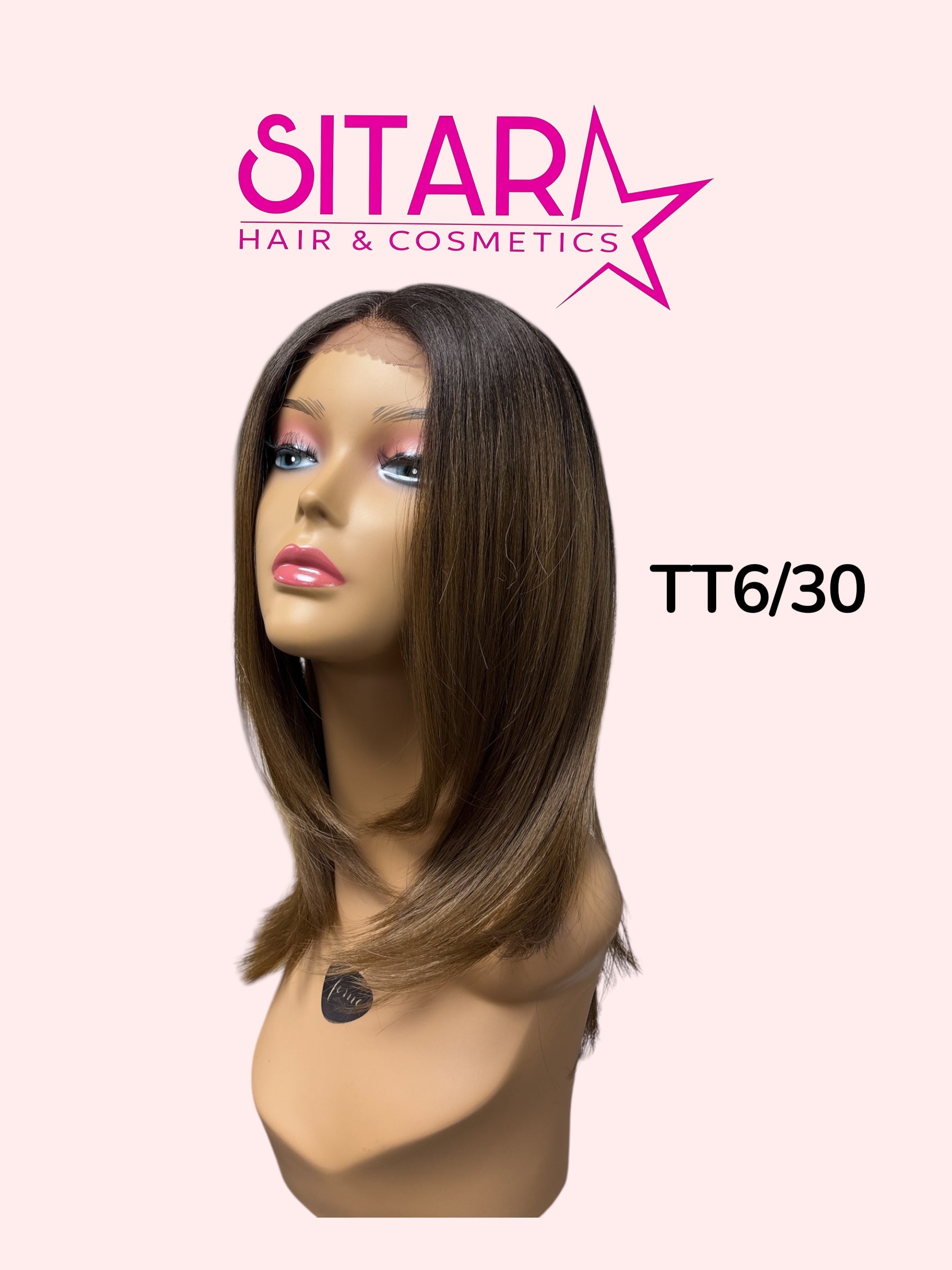 Leanne Premium Human Hair Blended Lace Wig