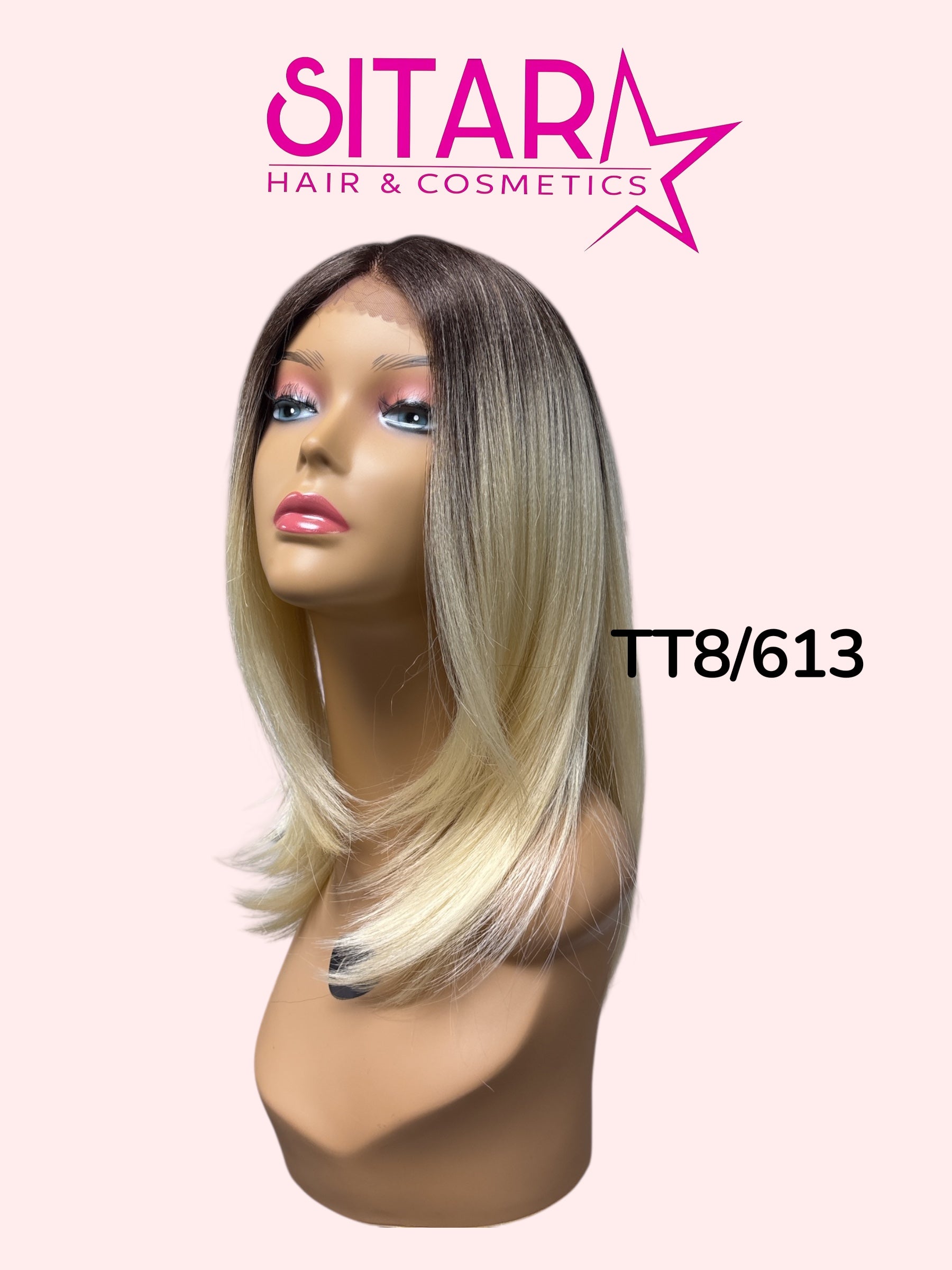Leanne Premium Human Hair Blended Lace Wig
