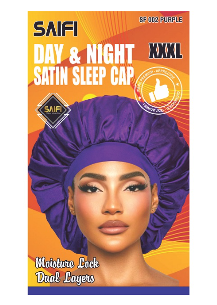 SAIFI Day & Night Satin Sleep Cap XXL