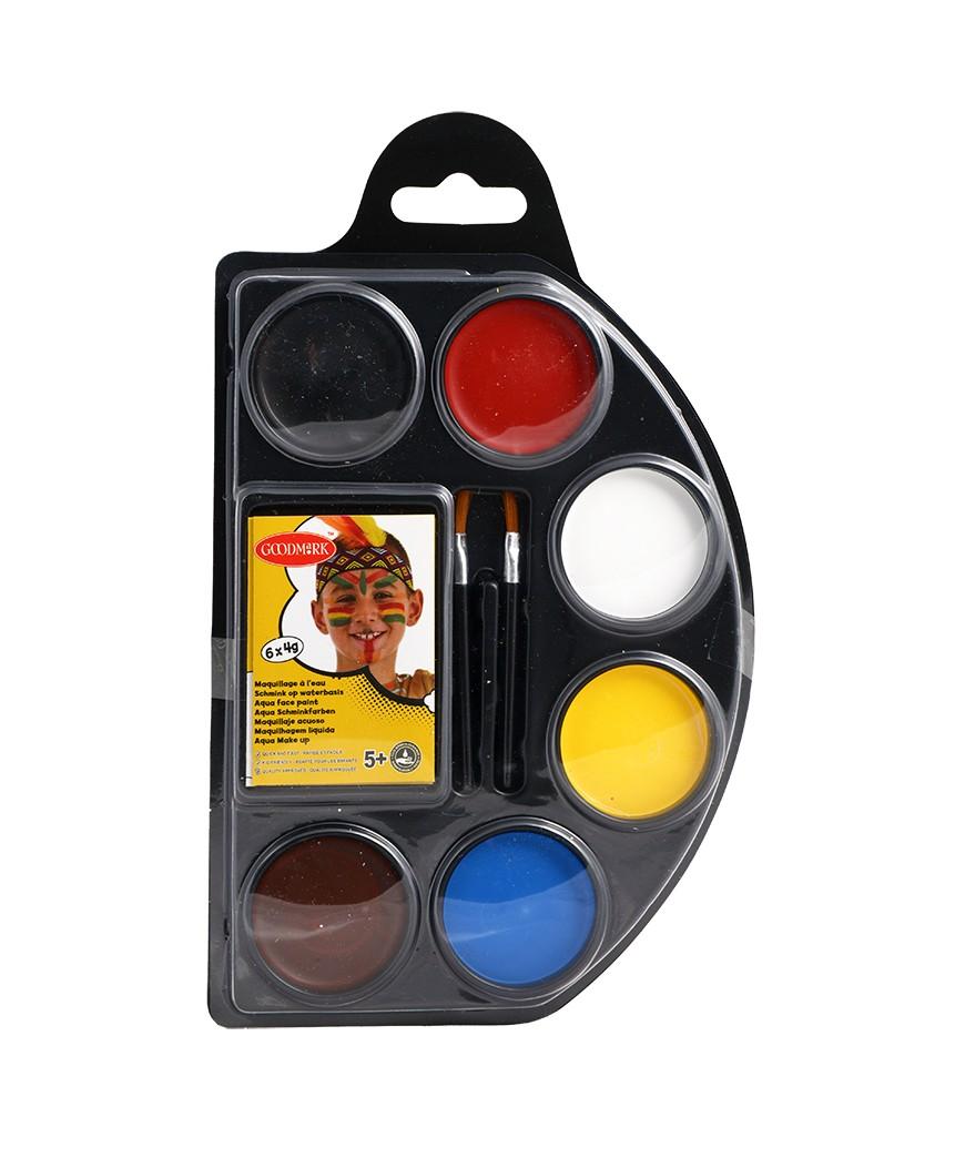 Aqua Makeup Kit – 6 Colours x 2g