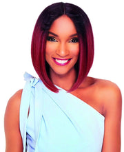 Vania Synthetic Lace Centre Part Bob Wig 12–13in
