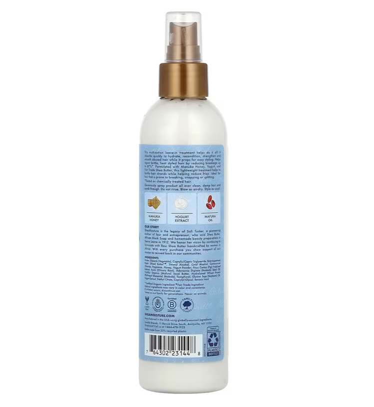 SheaMoisture Hydrate + Repair Multi-Action Leave-In Manuka Honey & Yogurt 237ml