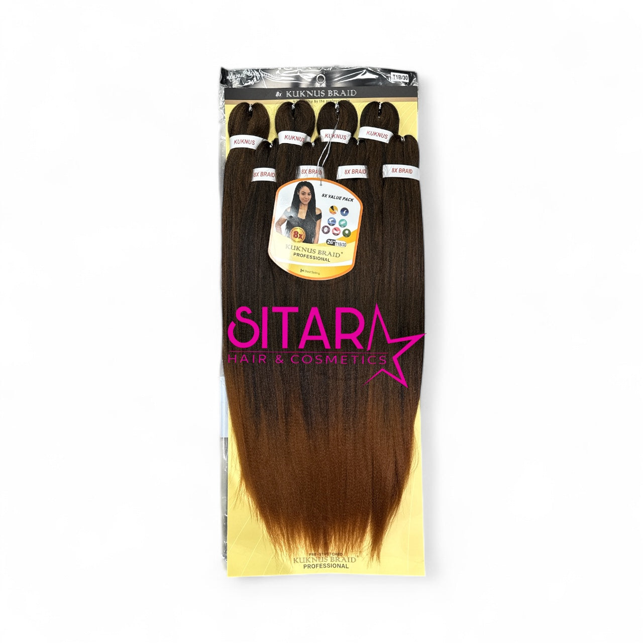 Ez Spetra  8x Synthetic Braids Anti-Itch Fibre For Braiding Hair 26"