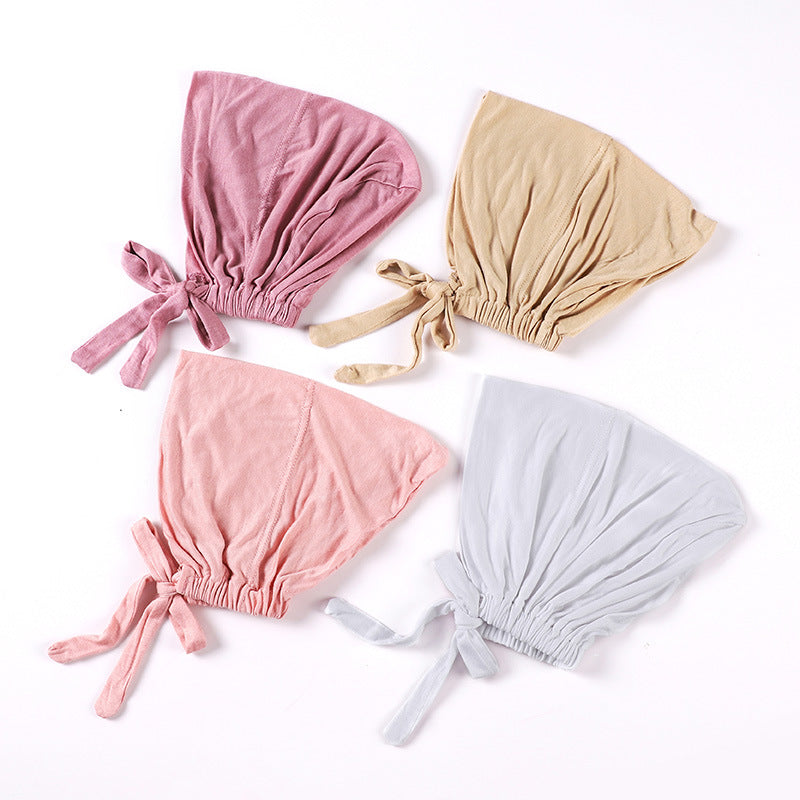 Tie Back Caps for Under Hijab