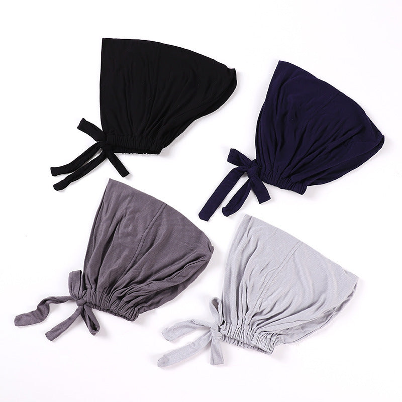 Tie Back Caps for Under Hijab