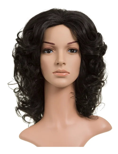 Tina Short Curly Full Head Wig