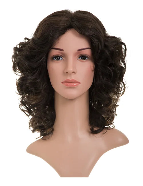 Tina Short Curly Full Head Wig