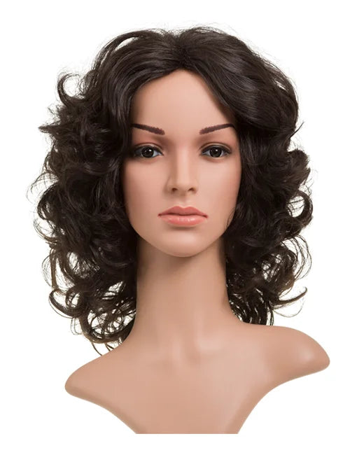 Tina Short Curly Full Head Wig