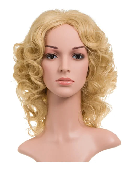 Tina Short Curly Full Head Wig
